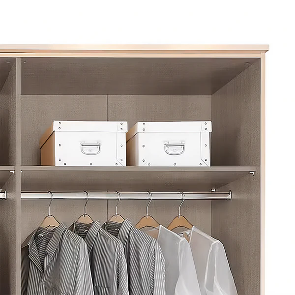 45er Kleiderstange Rauch - Grau - Metall - 45 x 3 x 2 cm - Image 3