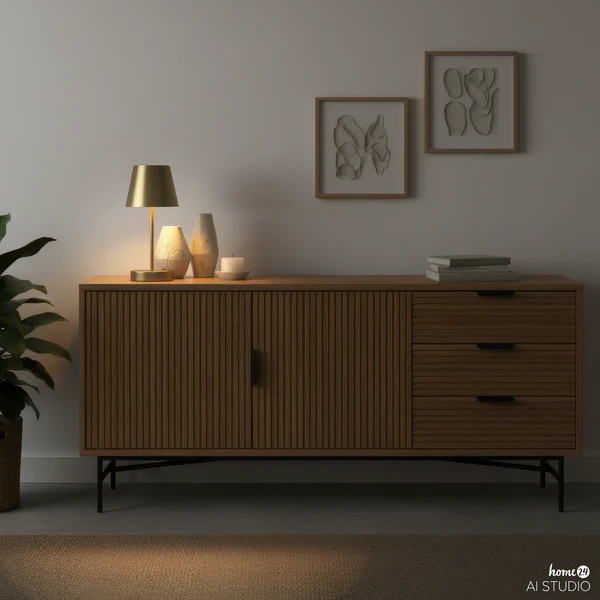 Akku-Tischleuchte DROS - Dimmbar - Gold - Image 3