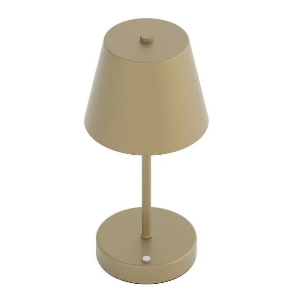 Akku-Tischleuchte DROS - Dimmbar - Gold - Image 6
