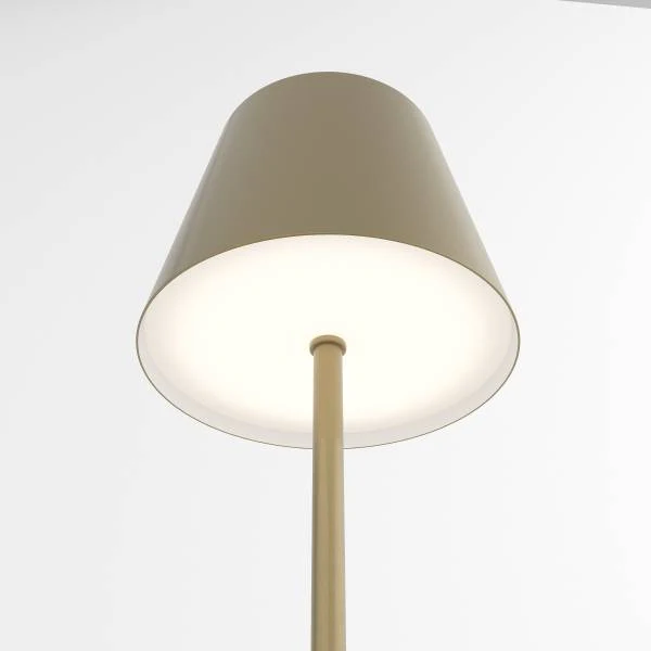 Akku-Tischleuchte DROS - Dimmbar - Gold - Image 7