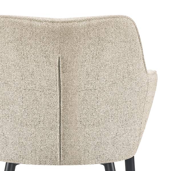 Armlehnenstuhl AELHA 2er Set - Beige - Image 7