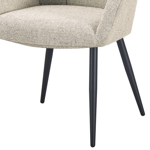 Armlehnenstuhl AELHA 2er Set - Beige - Image 8