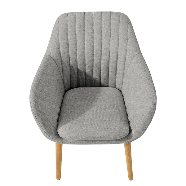 Armlehnenstuhl TILANDA Typ A - Webstoff Stefka: Hellgrau - 1er Set - Image 7