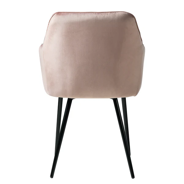 Armlehnenstuhl TILLY - Samt Vilda: Altrosa - Einzelstuhl - Image 5