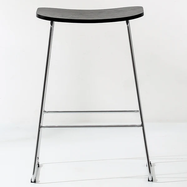 Barhocker Lagando 2er-Set - Schwarz - Silber - Eisen - 39 x 67 x 50 cm - Image 4