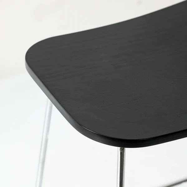 Barhocker Lagando 2er-Set - Schwarz - Silber - Eisen - 39 x 67 x 50 cm - Image 6