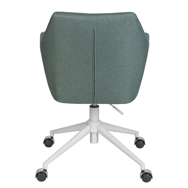 Bürodrehstuhl NICHOLAS - Webstoff Cors: Mintgrau - Weiß - Image 11