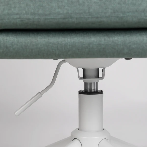 Bürodrehstuhl NICHOLAS - Webstoff Cors: Mintgrau - Weiß - Image 15