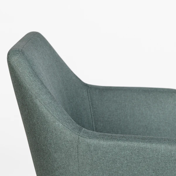 Bürodrehstuhl NICHOLAS - Webstoff Cors: Mintgrau - Weiß - Image 17