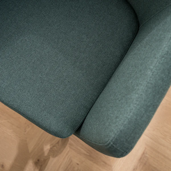 Bürodrehstuhl NICHOLAS - Webstoff Cors: Mintgrau - Weiß - Image 7