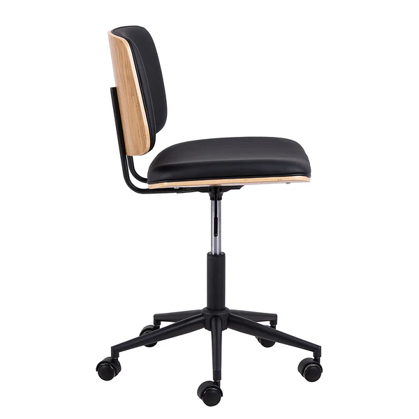 Bürodrehstuhl Shedd - Eichefurnier / Schwarz - Image 6