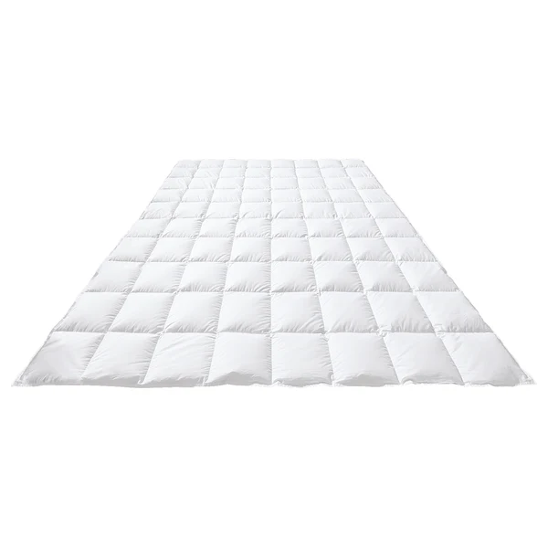 Daunenbettdecke Sleepwell Comfort 8x10 - Baumwolle / Daunen / Federn - Weiß - 135 x 200 cm - Image 3