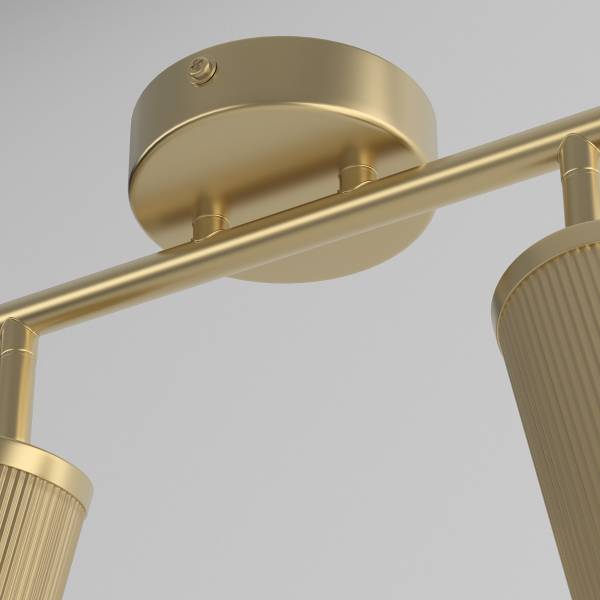 Deckenleuchte URS 4-flammig - Eisen - Messing - Image 9