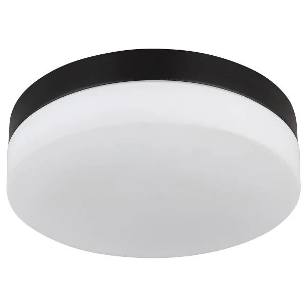 Deckenleuchte Vranos - Aluminium - 2-flammig - Matt Schwarz - Durchmesser: 24 cm - Image 4