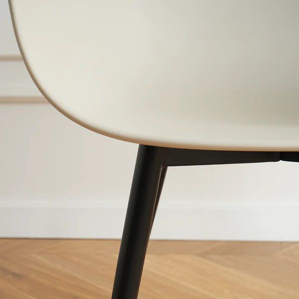 Esszimmerstuhl Foltan 2er-Set - Weiß / Schwarz - Image 10