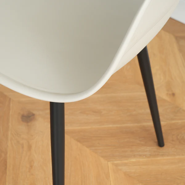 Esszimmerstuhl Foltan 2er-Set - Weiß / Schwarz - Image 11