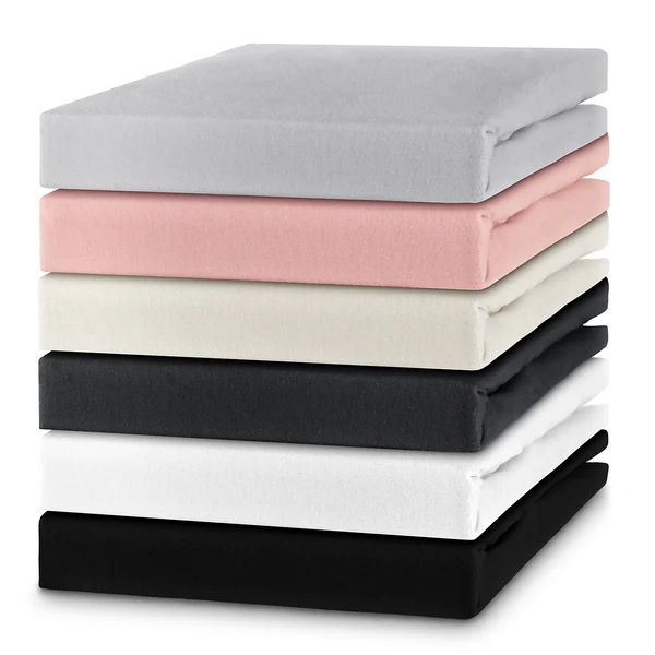 Feinbiber Spannbettlaken Vindum - Baumwolle - Anthrazit - 90 x 200 cm - Image 5