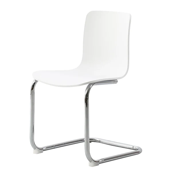 Freischwinger Mendosa 2er-Set - Silber - Weiß - Eisen - Polypropylen - 48 x 79 x 50 cm - Image 6