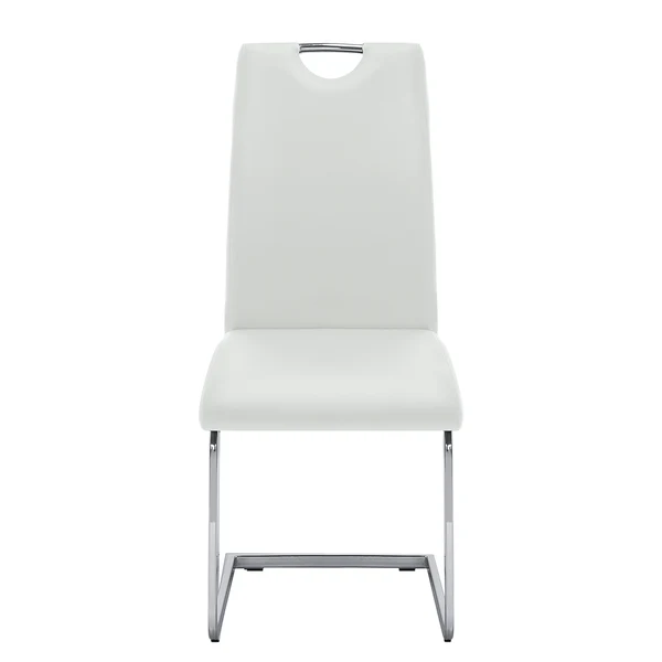 Freischwinger Pasala - Kunstleder - Weiß - 2er Set - Image 4