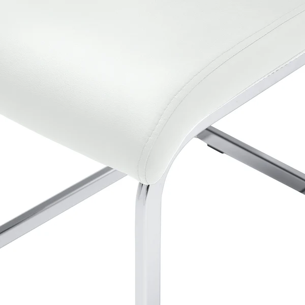 Freischwinger Pasala - Kunstleder - Weiß - 2er Set - Image 9