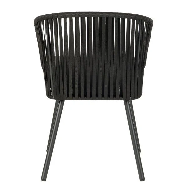 Gartenstuhl NOXI 2er-Set - Stahl / Polyester - Schwarz - Image 13