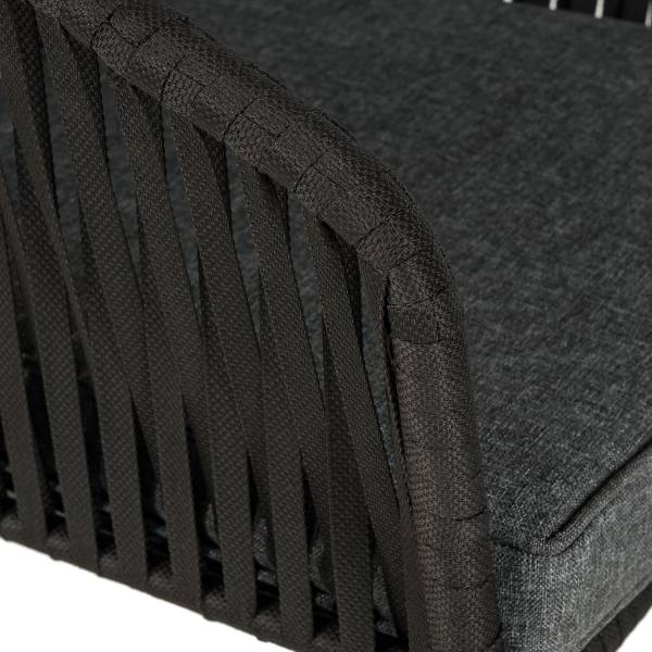 Gartenstuhl NOXI 2er-Set - Stahl / Polyester - Schwarz - Image 15