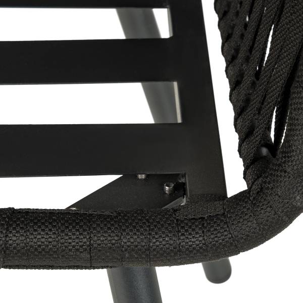 Gartenstuhl NOXI 2er-Set - Stahl / Polyester - Schwarz - Image 19