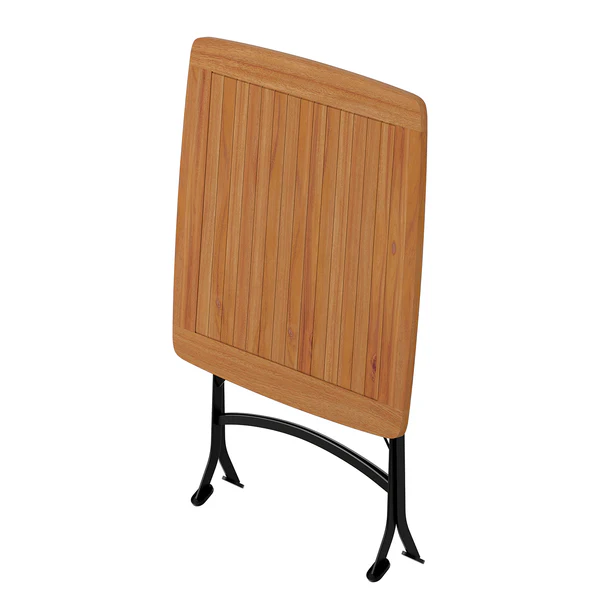 Gartentisch Tuscany - Akazie massiv / Stahl - Akazie / Schwarz - Image 7