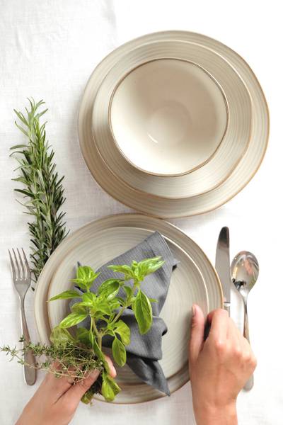 Kombiservice Ugal 20-teilig - Beige - Image 3