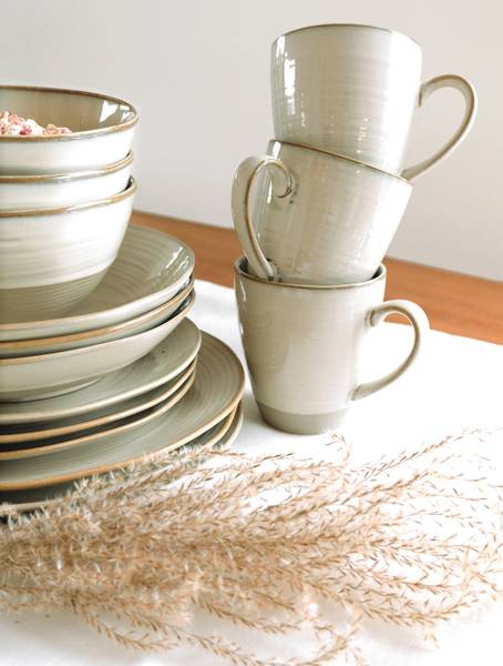 Kombiservice Ugal 20-teilig - Beige - Image 5