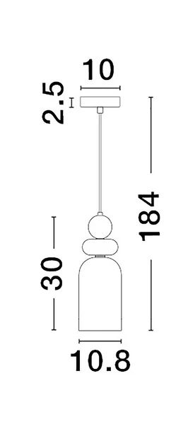 Pendelleuchte Murano Typ C - Aluminium - 1-flammig - Image 7