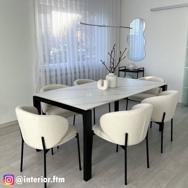 Polsterstuhl BANNEKER 2er-Set - Creme - Image 3