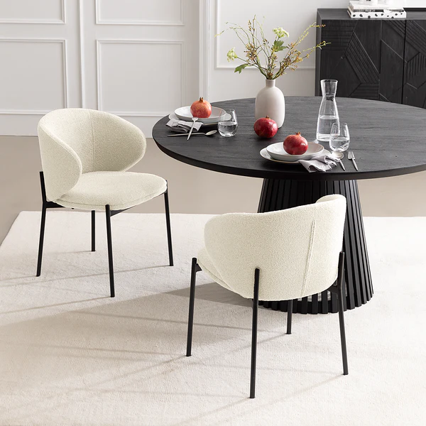 Polsterstuhl BANNEKER 2er-Set - Creme - Image 4