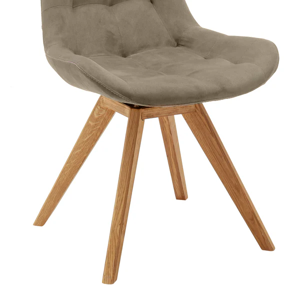 Polsterstuhl Paia - Cappuccino - Drehbar - Image 3