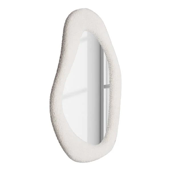 Spiegel Bosa - Weiß - Spiegelglas - 47 x 3.5 x 61 cm - Image 3